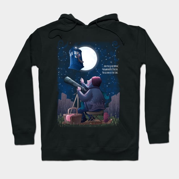 Go And See The Stars Hoodie by saqman